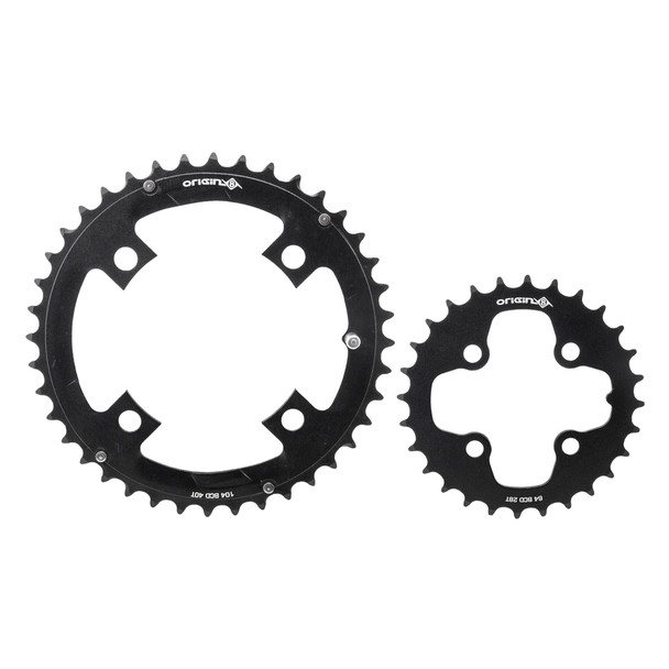 Origin8 Chainring Thruster 64/104Mm 28/40-Tooth 10/11-Speed 4B Set Black
