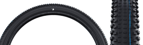 Schwalbe Tire Rick Xc Pro 29X2.25 Evo Black/Bsk Addix Sp-Grip Tlr E25 Fold