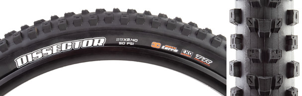 Maxxis Tire Dissector 29X2.4 Black Fold/60 3Ct/Exo/Tr