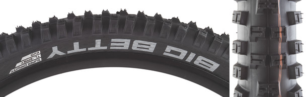 Schwalbe Tire Big Betty Evo 29X2.4 S-Gravity Black/Bsk Addix Soft Tlr Fold