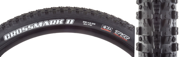 Maxxis Tire Crossmark Ii 29X2.25 Black Fold/60 Exo/Tr