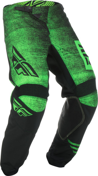 Fly Racing Kinetic Noiz Pants Neon Green/Black Sz 18 372-53518
