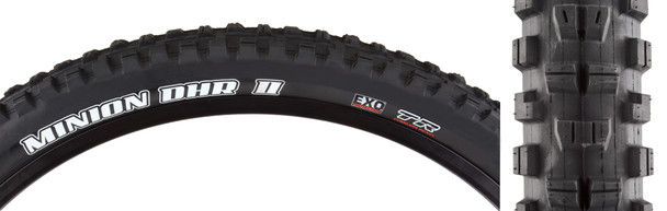 Maxxis Tire Minion Dhr Ii 29X2.6 Black Fold/60 Exo/Tr