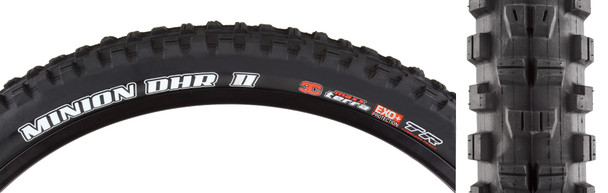Maxxis Tire Minion Dhr Ii 27.5X2.6 Black Fold/60 Terra/Exo+/Tr/Wt