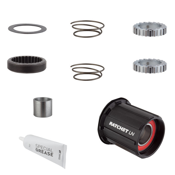 Dt Swiss Hub Cassette Body Upgrade Kit 3-Pawl To Ratchet Ln Alloy 18-Tooth Shi 11Smtb