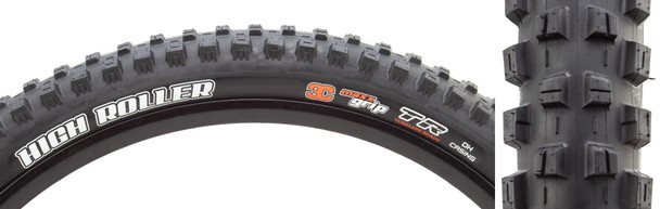 Maxxis Tire Highroller Iii 29X2.4 Black Fold/60X2 3Cg/Dh/Tr