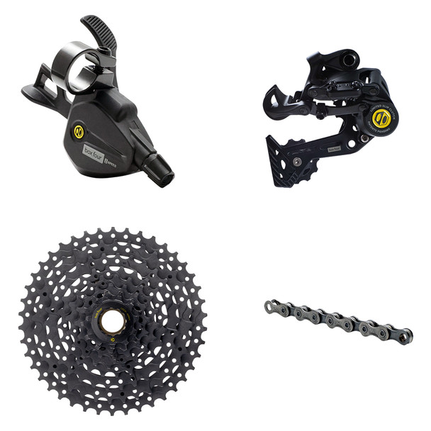 Box Components Group Kit Four 8-Speed Wide/Multi Road/Trigger-Shifter/Chain/Cassette 11-42