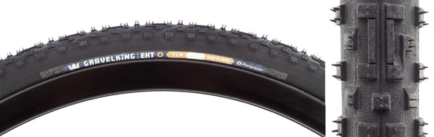 Panaracer Tire Gravelking Ext+ 700X38 Fold Tubeless Black/Black (O)
