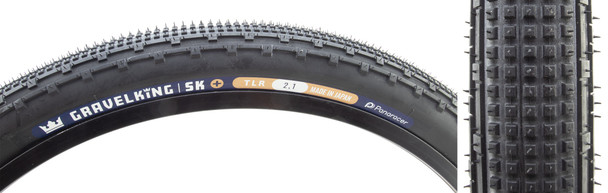 Panaracer Tire Gravelking Sk+ 26X2.1 Fold Tubeless Black/Black (O)