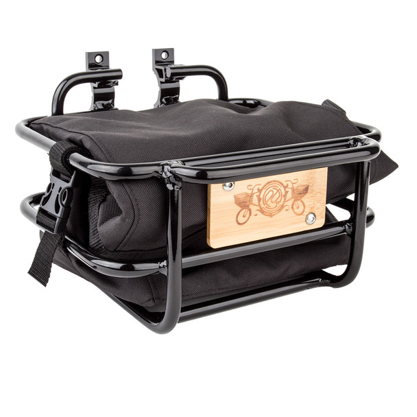 Portland Design Works Basket Front Fxd Alloy Takeout With Roll Bag Black