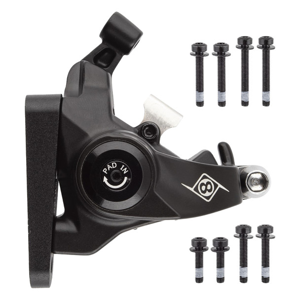 Origin8 Brake Disc Vise Ii Mechanical Fm Road/Cyclocross/Gravel Rear Black Caliper Only (J)