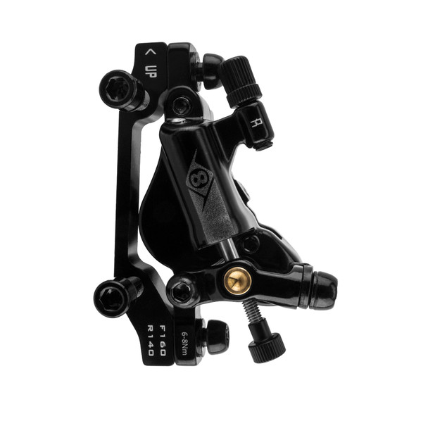 Origin8 Brake Disc Vise Mechanical/Hydraulic Road/Cyclocross/Gravel Front Or Rear Black Caliper Only