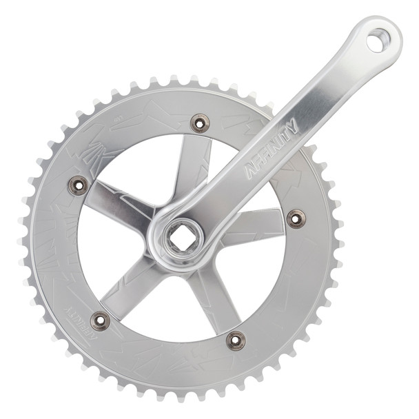 Affinity Crankarm Set 167.5 144 Bcd With Bottom Bracket Pol-Silver