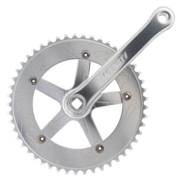 Affinity Crankarm Set 170 144 Bcd With Bottom Bracket Pol Silver