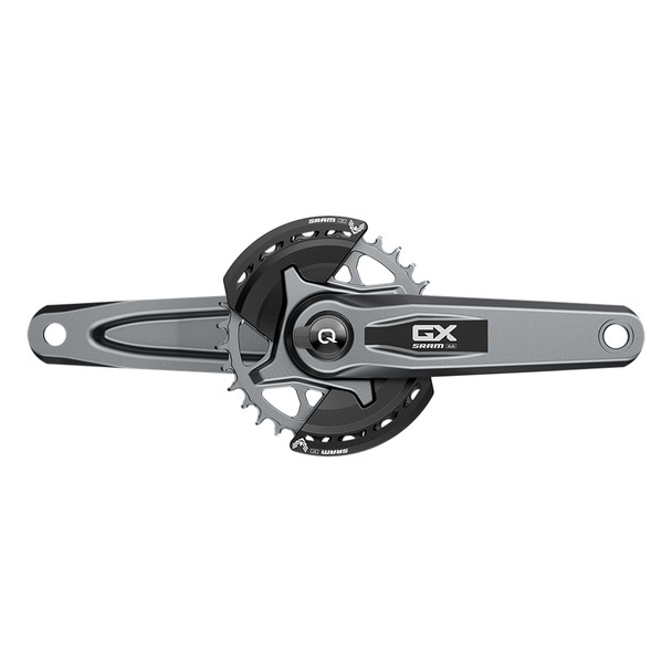 Sram Crankset Gravel Eagle Powermeter Spindle 170X32 Q174 Center Lock55 Dub Wide 2-Guards Nobb Dark Polar T-Type