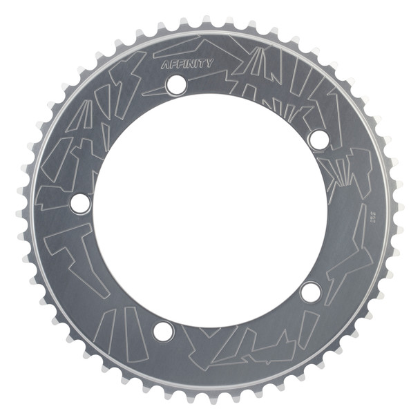 Affinity Chainring Pro 144Mm 52-Tooth Alloy Pol-Silver