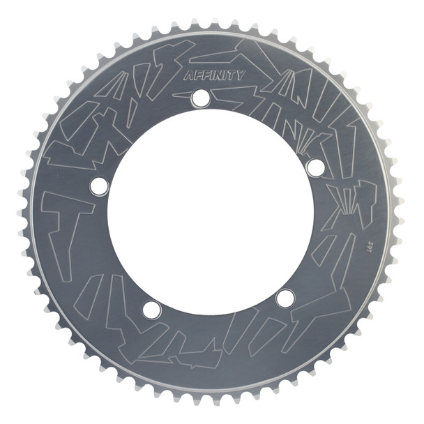 Affinity Chainring Pro 144Mm 59-Tooth Alloy Pol-Silver