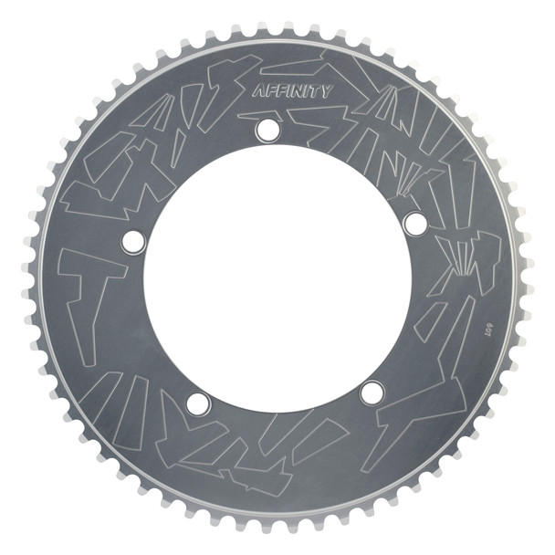 Affinity Chainring Pro 144Mm 60-Tooth Alloy Pol-Silver