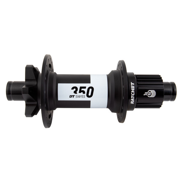 Dt Swiss Hub Rear 350 Mountain Bike 32X157X12Mmta Microspline Super Boost 6B 36-Tooth Ratchet Black (L)