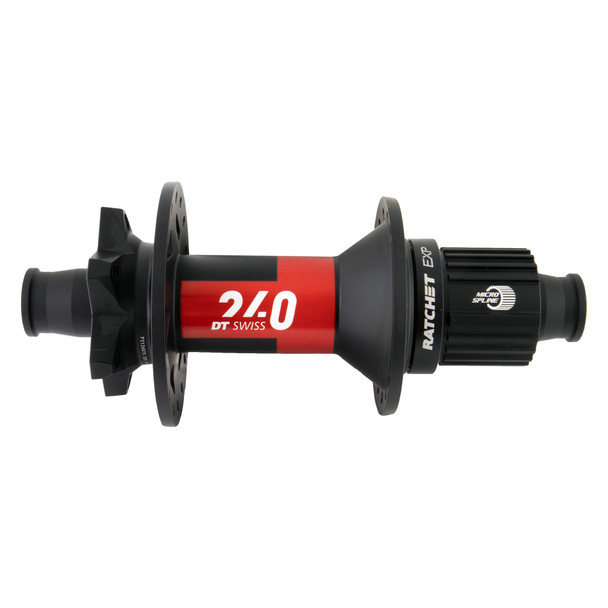 Dt Swiss Hub Rear 240 Mountain Bike 28X148X12Mmta Microspline 54-Tooth Ratchet Exp 6B Black (L)