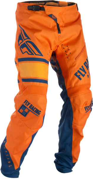 Fly Racing Kinetic Era Bicycle Pants Orange/Navy Sz 36 371-02836