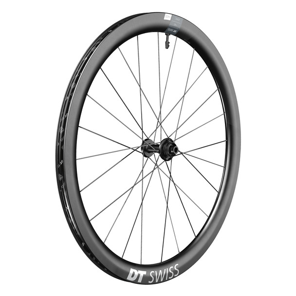 Dt Swiss Wheel Front 700 622X22 Erc1400 Dicut 45 100X12Mmta Center Lock Tubeless Black