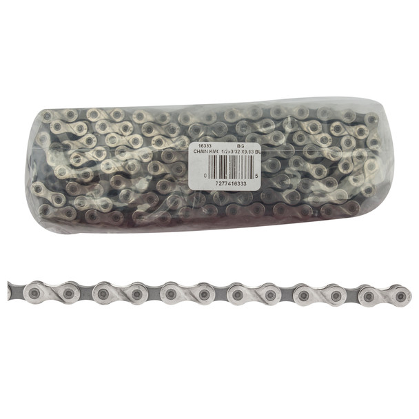 Kmc Chain X9 9-Speed Silver 116L Bulk Only Bag Of 5 With Connecting Links