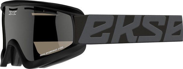 EKS Brand Otg Stealth Black Vented Clear & Smoked Lens 067-60800