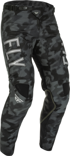 Fly Racing Kinetic S.E. Tactic Pants Black/Grey Camo Sz 34 375-53434
