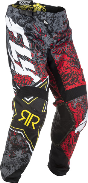 Fly Racing Kinetic Rockstar Pants Red/Black 32 371-66232