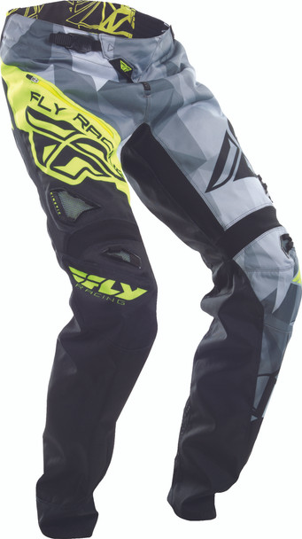 Fly Racing Bicycle Crux Pant Black/Hi-Vis Sz 34 Yl 370-02334