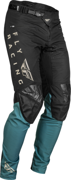Fly Racing Radium Bicycle Pants Black/Evergreen/Sand Sz 36 376-04136