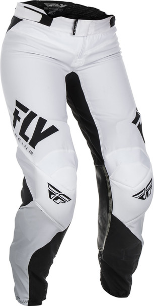 Fly Racing Women'S Lite Race Pants White/Black Sz 11/12 372-63409