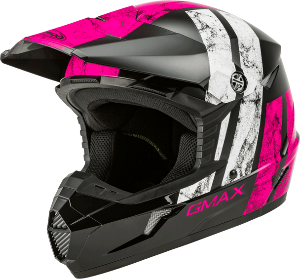 Gmax Mx-46 Off-Road Dominant Helmet Black/Pink/White Xs G3464403