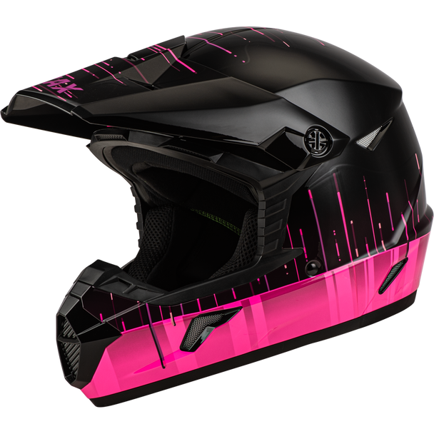 Gmax Mx-46 Frequency Off-Road Helmet Black/Pink Sm D3463174