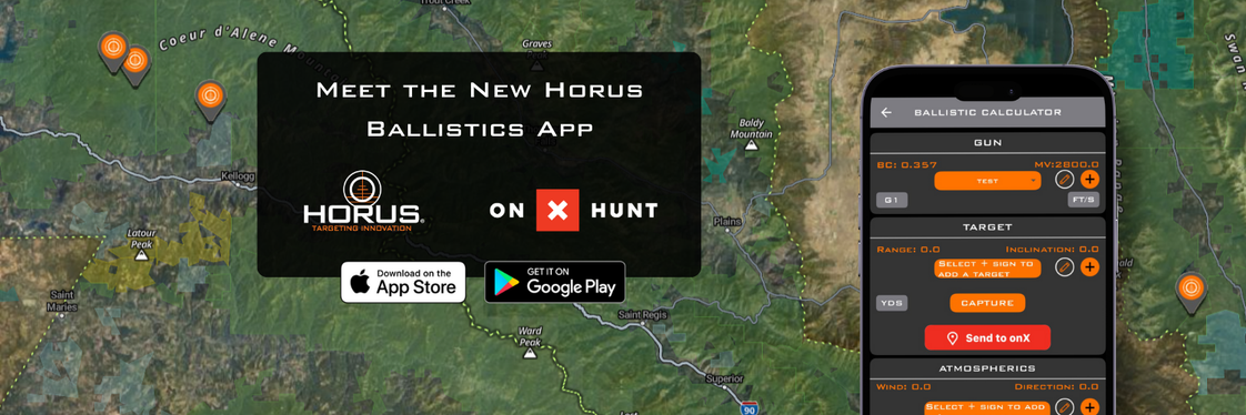 The Horus Ballistics App Now Featuring onX Hunt Integration