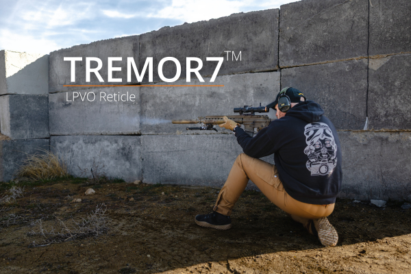 The TREMOR7™ Reticle & HoVR® 1-8x LPVO: Elite Short-to-Medium Range Precision.