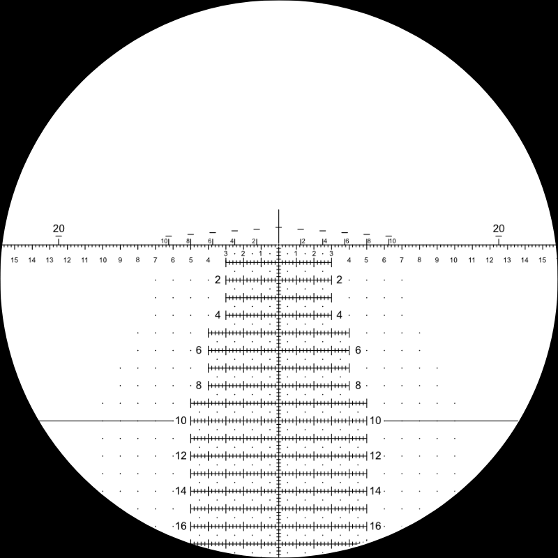 Labeled H59™ reticle diagram
