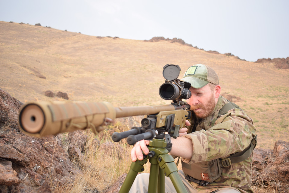 Reticle training simulator downrange view