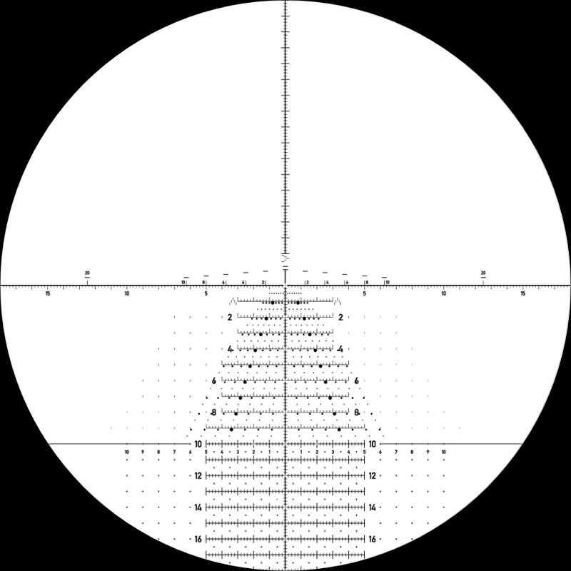 TREMOR3™ reticle diagram