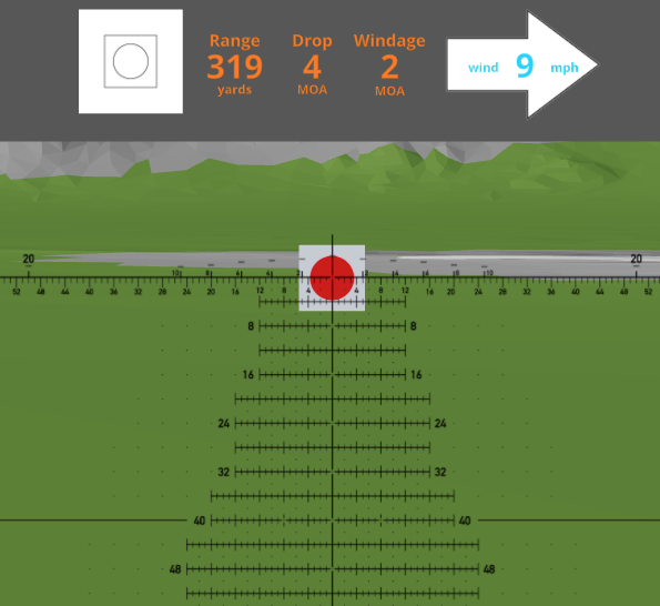 Horus reticle simulator