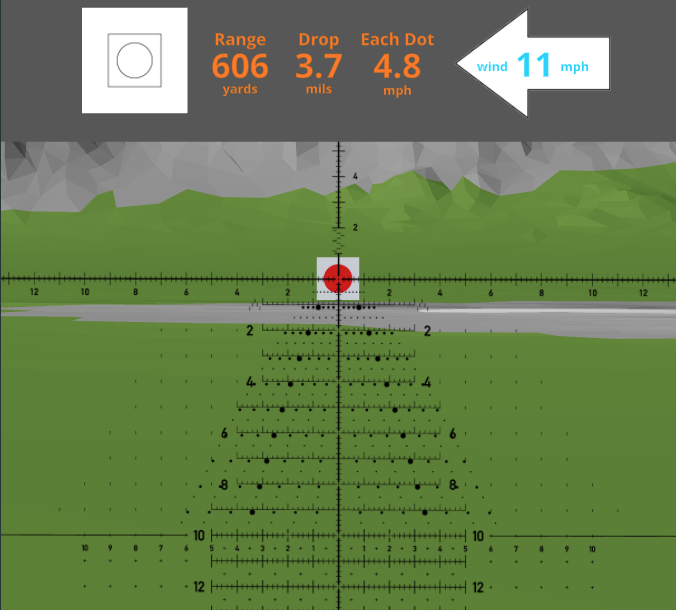 Horus reticle simulator