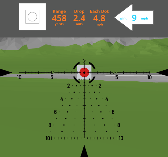 Horus reticle simulator