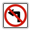 R3-2 No Left Turn Symbol