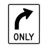 R3-5R Mandatory Movement Lane Control Right