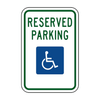 R7-8 Reserved Handicapped Parking Sign