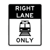 R15-4 Lane Light Rail Transit Only