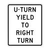 R10-16 U-Turn Yield To Right Turn