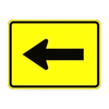 W16-5p Arrow Plaque