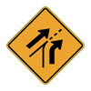 W4-6 Entering Added Lane